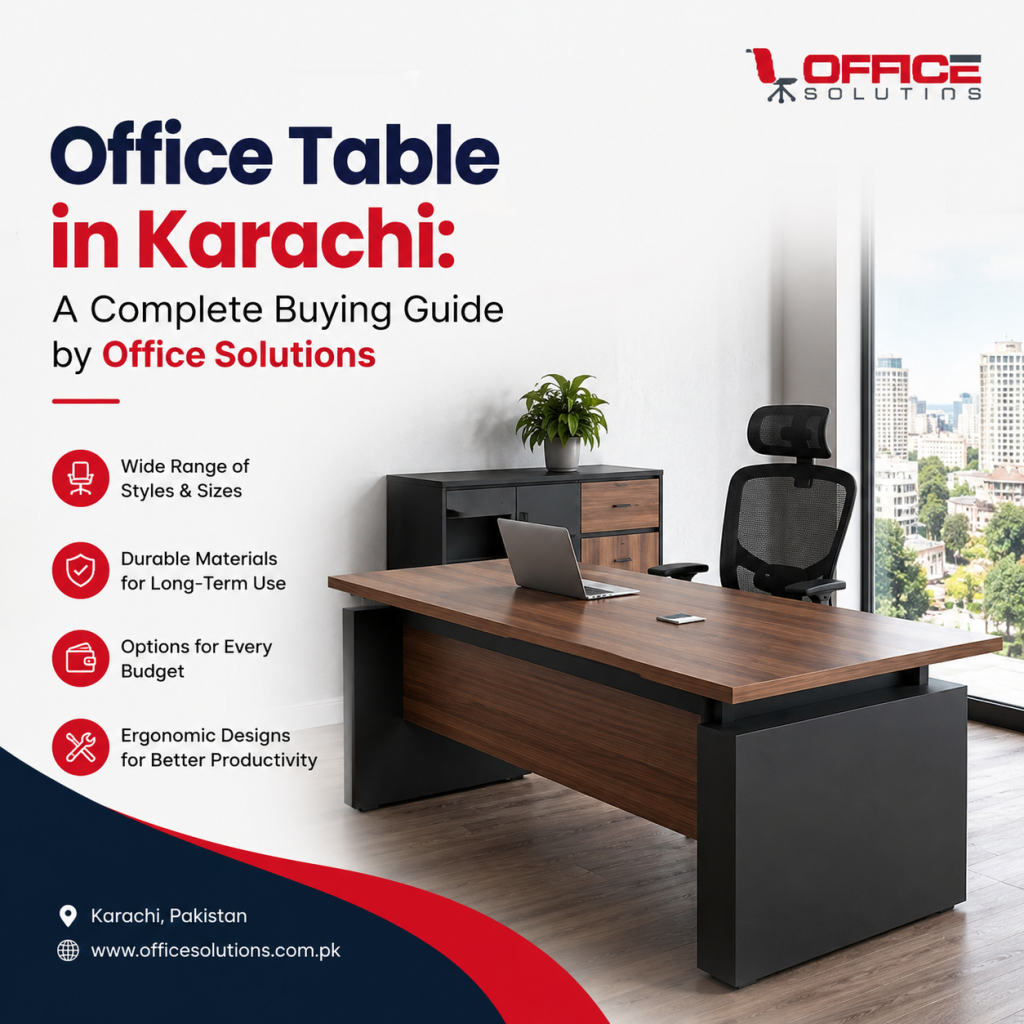 Office Table in Karachi | Buy Quality Office Furniture – Office Solutions