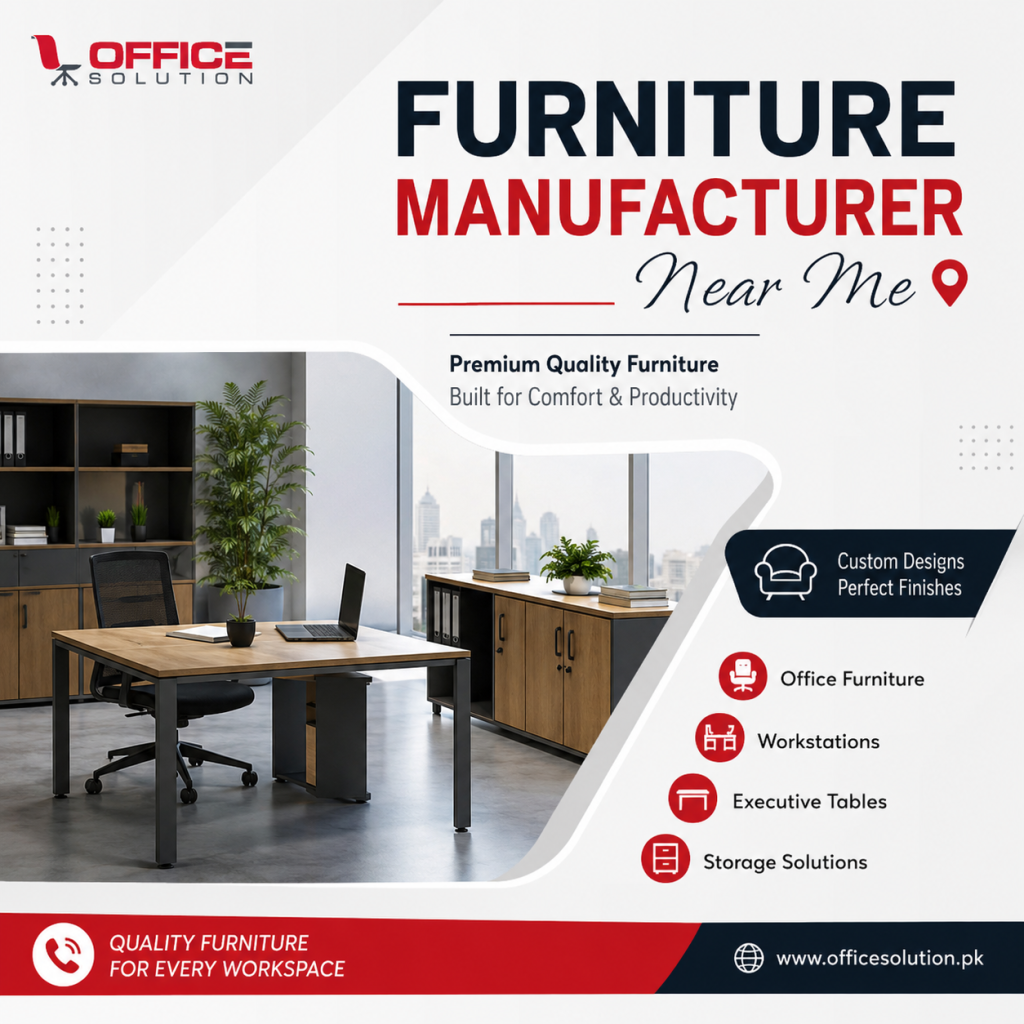 Need a furniture manufacturer near me
